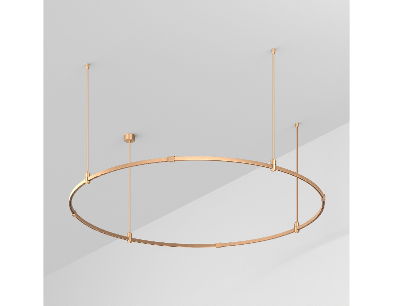 Трек ART-APRIORI-ROUND-ROD-800-R1800 (GD) (Arlight, IP20 Металл, 3 года)