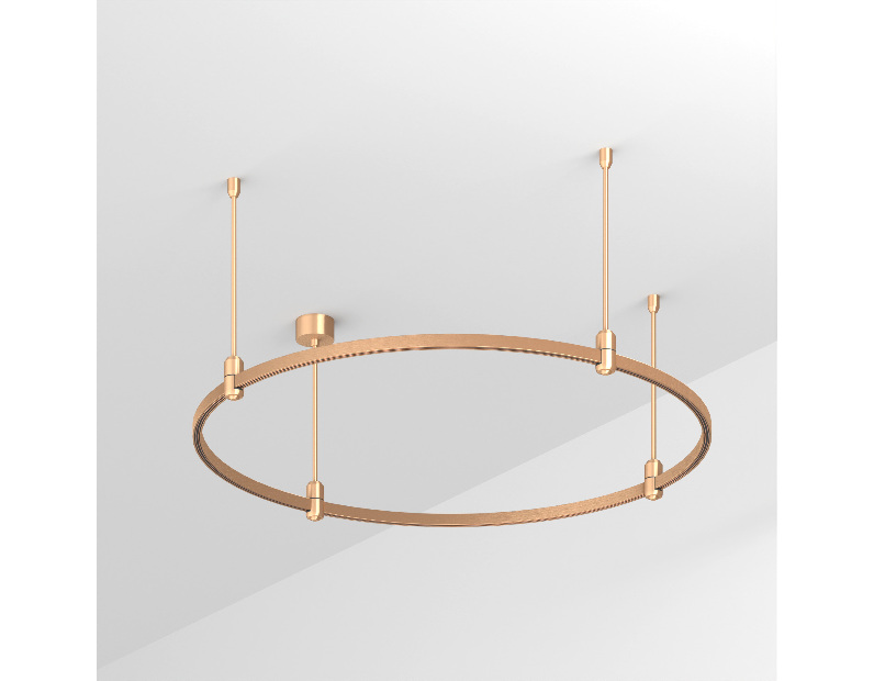 Трек ART-APRIORI-ROUND-ROD-400-R1000 (GD) (Arlight, IP20 Металл, 3 года)