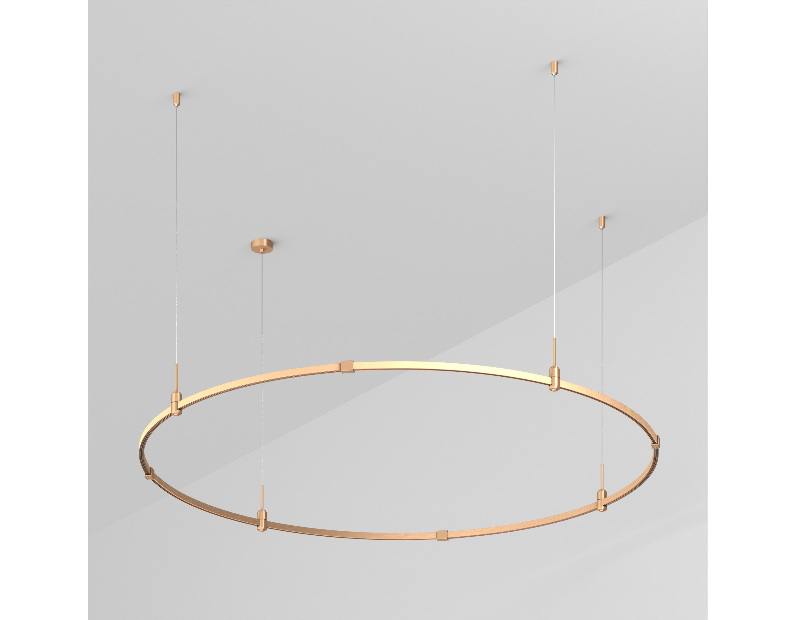 Трек ART-APRIORI-ROUND-HANG-R1500 (GD) (Arlight, IP20 Металл, 3 года)