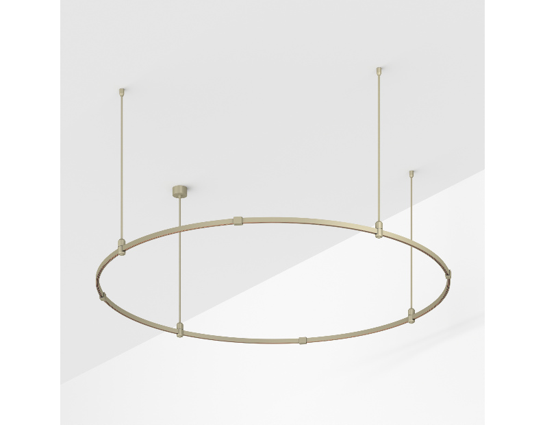 Трек ART-APRIORI-ROUND-ROD-400-R1500 (OG) (Arlight, IP20 Металл, 3 года)