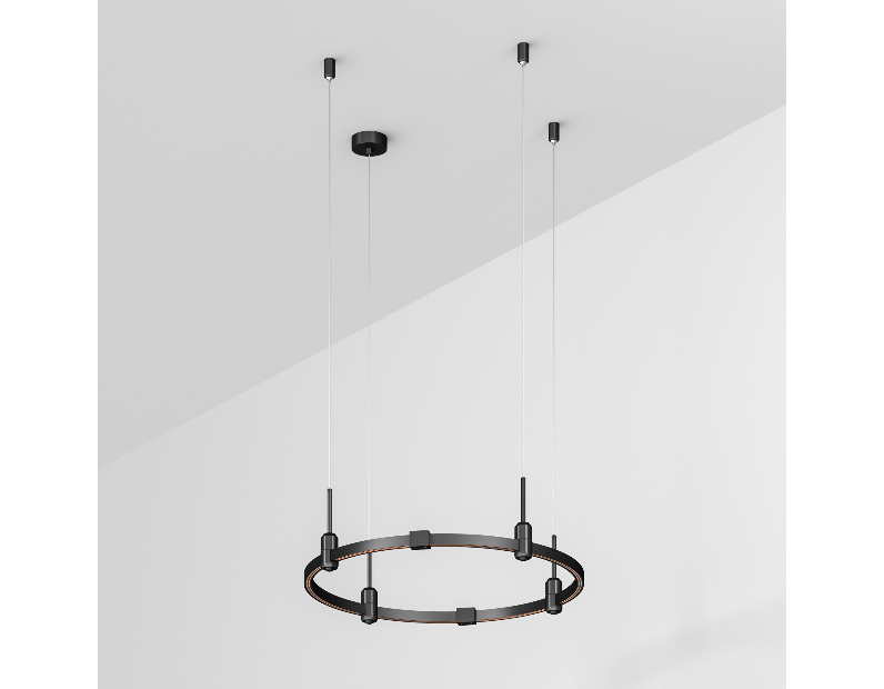 Трек ART-APRIORI-ROUND-HANG-R600 (BK) (Arlight, IP20 Металл, 3 года)