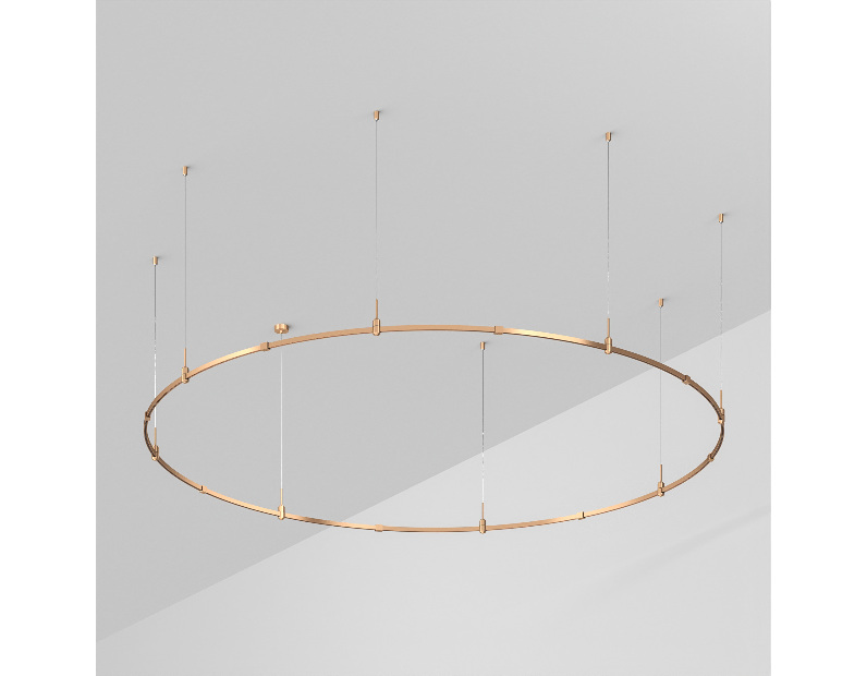 Трек ART-APRIORI-ROUND-HANG-R3000 (GD) (Arlight, IP20 Металл, 3 года)