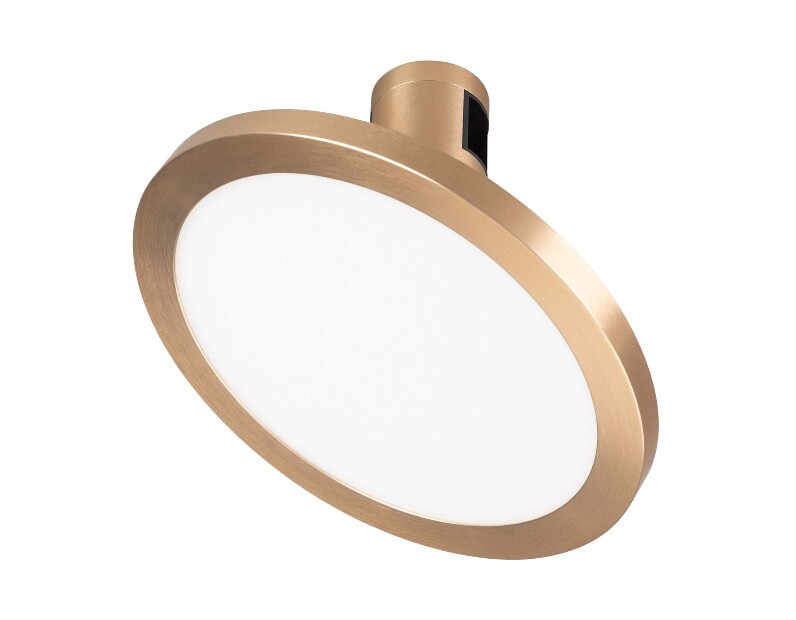 Светильник ART-APRIORI-PLATO-TURN-R160-12W Warm3000 (GD, 120 deg, 48V) (Arlight, IP20 Металл, 3 года)
