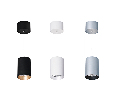 Светильник подвесной SP-POLO-R85-2-15W Warm White 40deg (Silver, Black Ring) (Arlight, Металл)