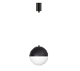 Светильник SP-EMISFERO-R200-16W Warm3000 (BK, 180 deg, 230V) (Arlight, IP20 Металл, 3 года)