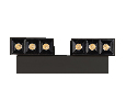 Светильник SP-LEGACY-S200x85-2x6W Warm3000 (BK, 16 deg) (Arlight, IP20 Металл, 3 года)