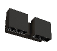 Светильник SP-LEGACY-S200x85-2x6W Warm3000 (BK, 16 deg) (Arlight, IP20 Металл, 3 года)