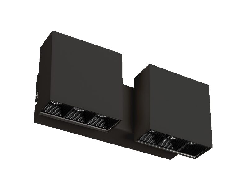 Светильник SP-LEGACY-S200x85-2x6W Warm3000 (BK, 16 deg) (Arlight, IP20 Металл, 3 года)