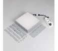 Светильник DL-GRIGLIATO-S190x190-24W Warm3000 (GR, 100 deg, 230) (Arlight, IP40 Металл, 5 лет)
