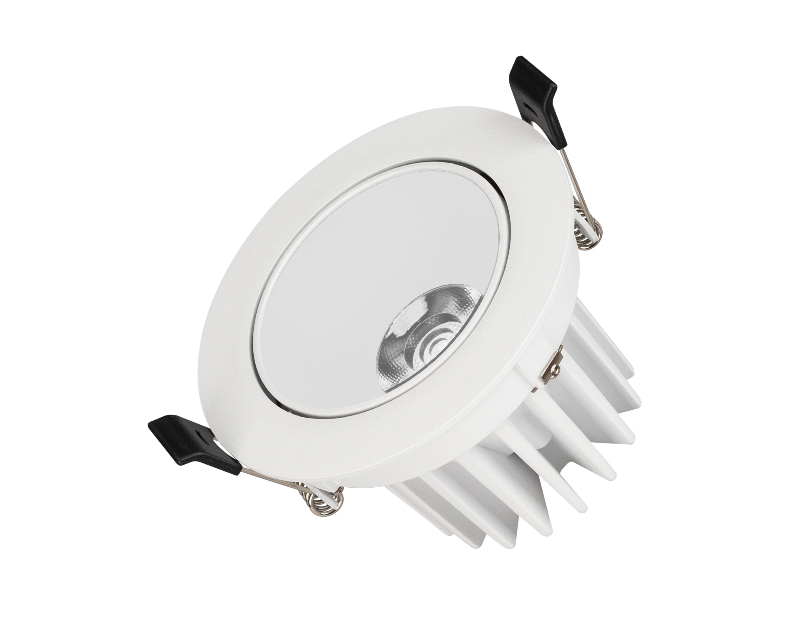 Светильник MS-FORECAST-BUILT-TURN-R102-12W Warm3000 (WH-WH, 32 deg, 230V) (Arlight, IP20 Металл, 5 лет)