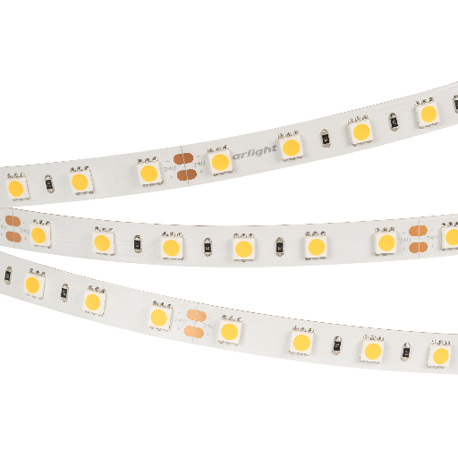 Лента RT-B60-10mm 24V Warm3000 (14.4 W/m, IP20, 5m) (Arlight, Открытый) 028589(3)