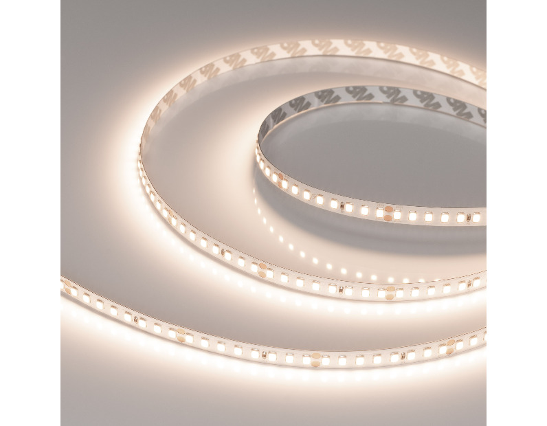 Лента UL-A160-8mm 24V Warm3500 (12 W/m, IP20, 2835, 5m) (Arlight, 7 лет)