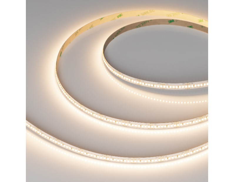Лента MICROLED-M320-8mm 24V Warm3000 (8 W/m, IP20, 2216, 5m) (Arlight, 130 лм/Вт)