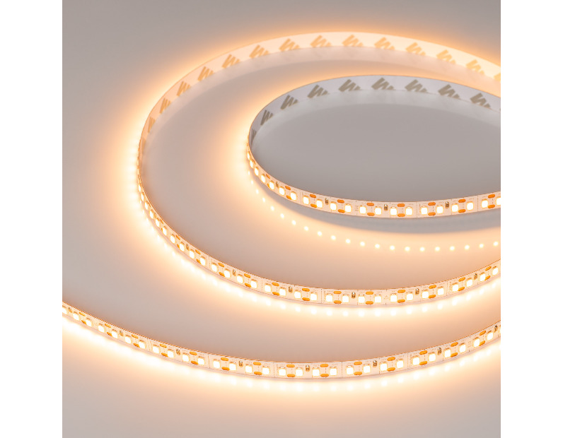 Лента FC-A160-8mm 24V Warm2400-CX1 (14 W/m, IP20, 5m) (Arlight, резка 1 светодиод)