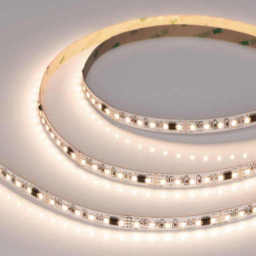 Лента SPI-A120-10mm 24V Warm3000-PX6-BPT (11 W/m, IP20, 2835, 5m) (Arlight, бегущий огонь) 049436