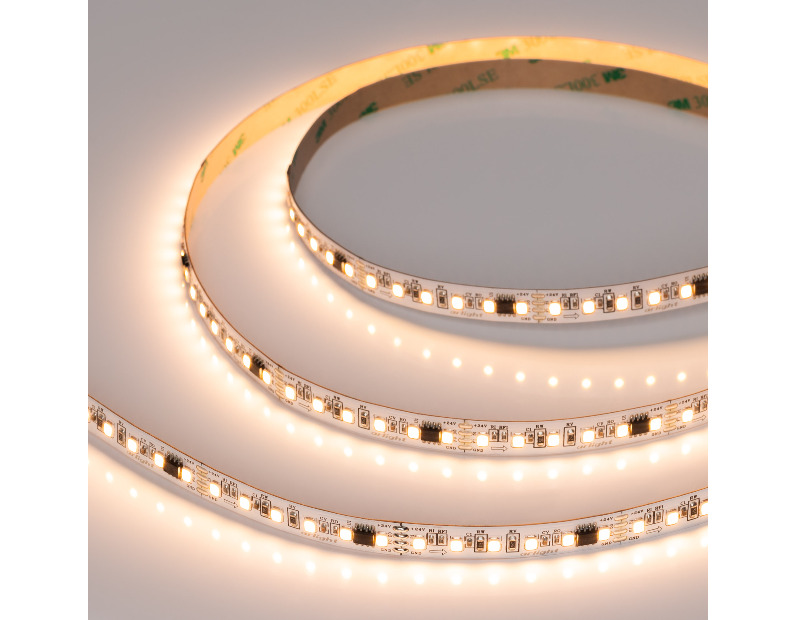 Лента SPI-A120-10mm 24V Warm2700-PX6-BPT (11 W/m, IP20, 2835, 5m) (Arlight, бегущий огонь)