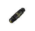 Коннектор прямой NEO-CON-I-3pin-BK (4-8mm, IP68) (Arlight, IP68 Пластик, 3 года)