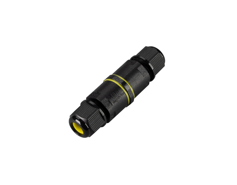 Коннектор прямой NEO-CON-I-3pin-BK (4-8mm, IP68) (Arlight, IP68 Пластик, 3 года)