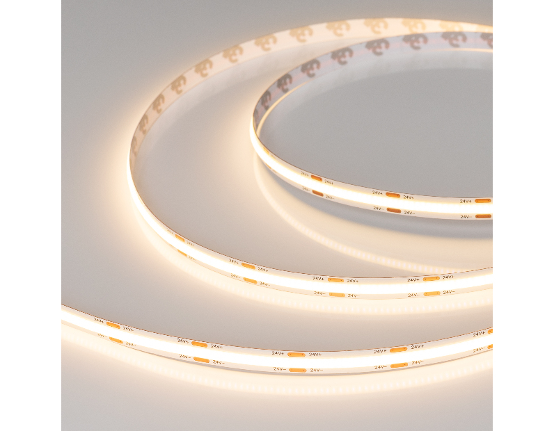 Лента COB-X544-8mm 24V Warm3000 (11.5 W/m, IP20, 5m) (Arlight, -)