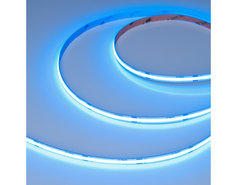 Лента COB-X480-8mm 24V Blue (8 W/m, IP20, 5m) (Arlight, -)