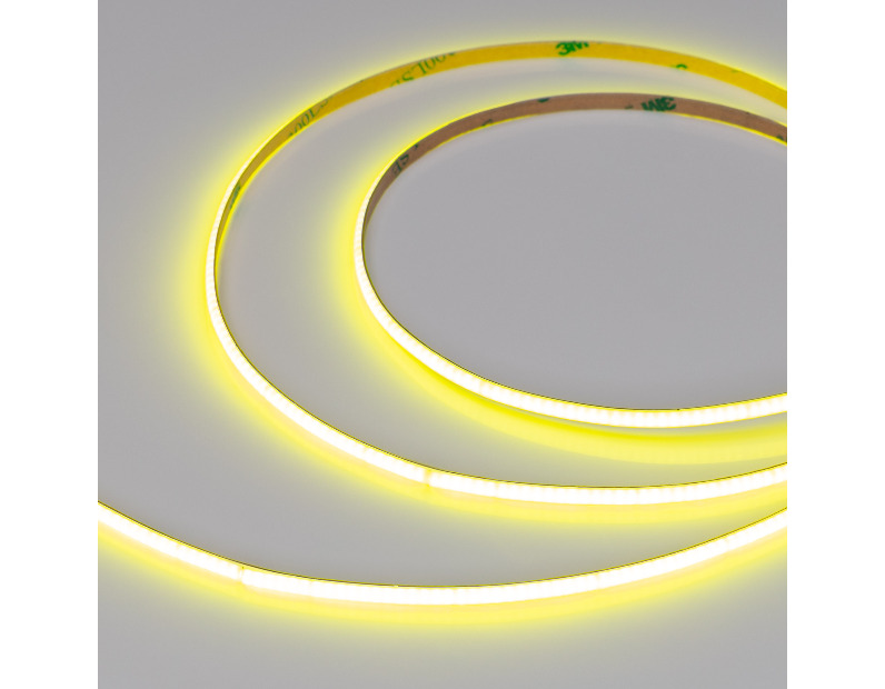 Лента COB-X480-4mm 24V Yellow Volt (4 W/m, IP20, 5m) (Arlight, -)