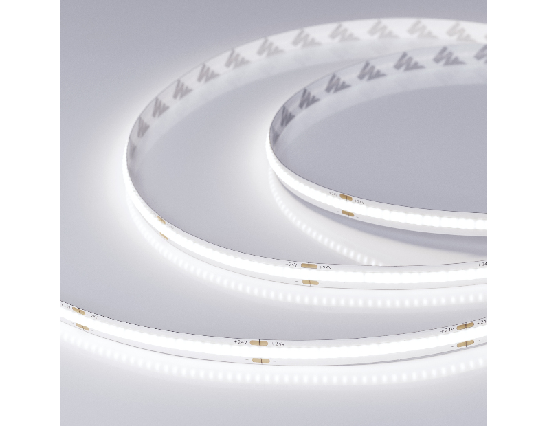 Лента COB-X378-8mm 24V White6000 (11 W/m, IP20, 5m) (Arlight, -)