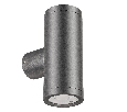 Светильник LGD-RAY-WALL-TWIN-R46-2x3W Warm3000 (GR, 24 deg, 230V) (Arlight, IP65 Металл, 3 года)