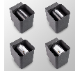 Светильник LGD-WALL-VARIO-S104x129-2x6W Warm2700 (GR, 1-80 deg) (Arlight, IP54 Металл, 3 года)