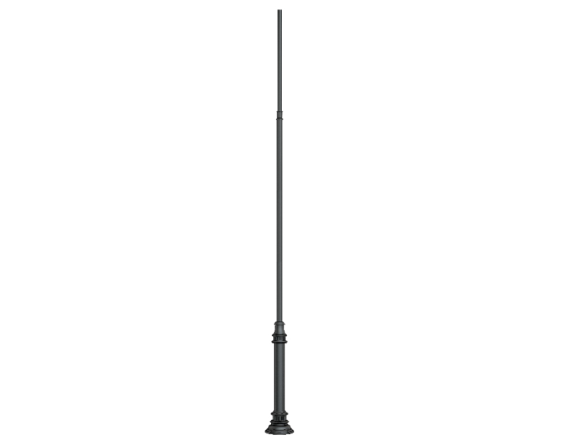 Опора фланцевая OXOR-OT3-DE-D160-L4000 (BK) (Arlight, Сталь)
