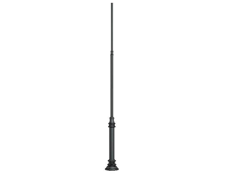 Опора фланцевая OXOR-OT3-DE-D160-L3500 (BK) (Arlight, Сталь)