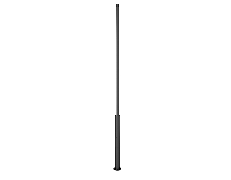 Опора фланцевая OXOR-OK2-D100-L3500 (BK) (Arlight, Алюминий)