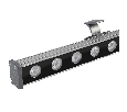 Линейный прожектор AR-LINE-1000-24W Warm2700 (GR, 15x60 deg, 230V) (Arlight, IP65 Металл, 3 года)