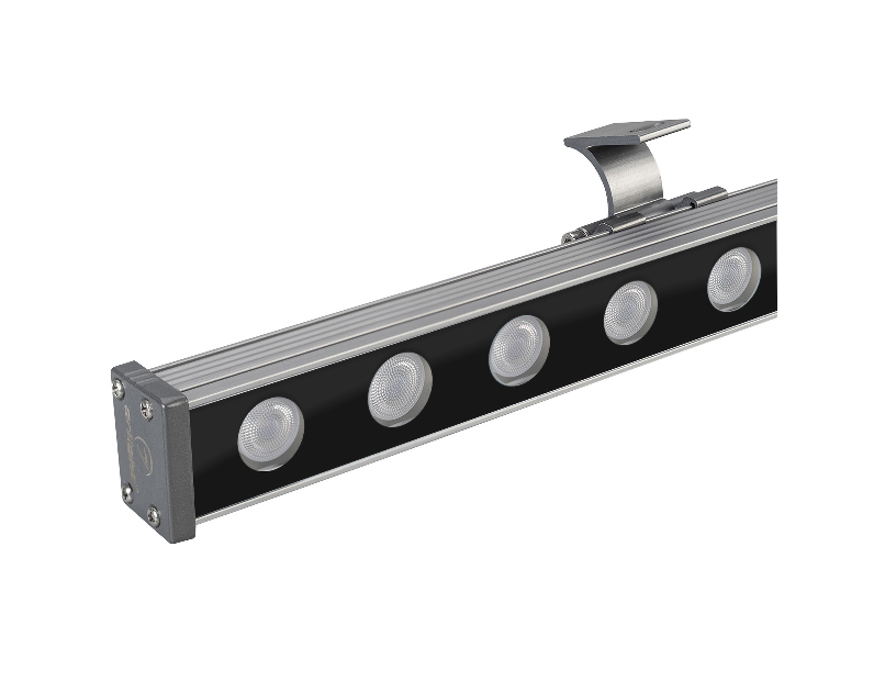 Линейный прожектор AR-LINE-1000-24W Warm2700 (GR, 15x60 deg, 230V) (Arlight, IP65 Металл, 3 года)