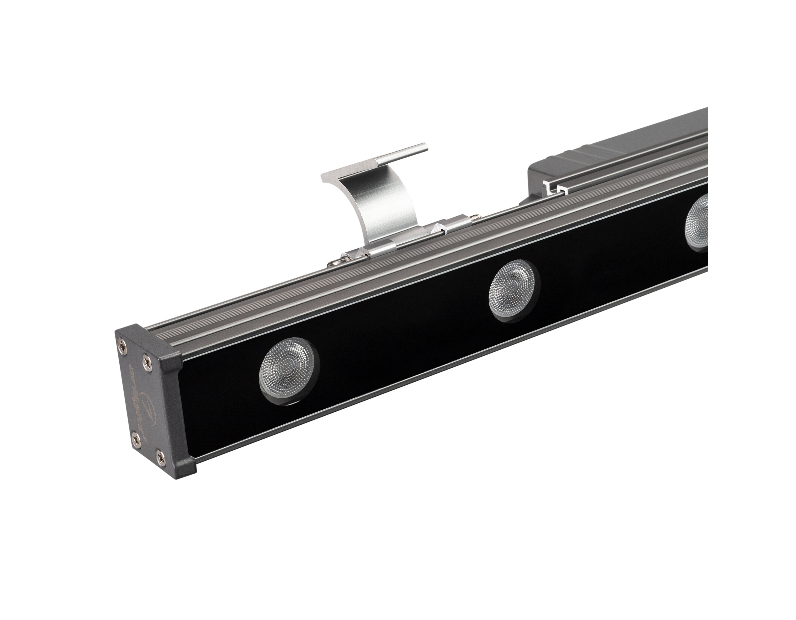 Линейный прожектор AR-LINE-500-6W Warm3000 (GR, 30 deg, 230V) (Arlight, IP65 Металл, 3 года)