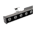Линейный прожектор AR-LINE-500-12W Warm2700 (GR, 15x60 deg, 230V) (Arlight, IP65 Металл, 3 года)