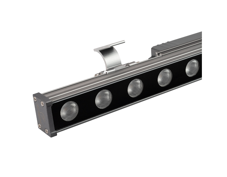 Линейный прожектор AR-LINE-500-12W Warm2700 (GR, 15x60 deg, 230V) (Arlight, IP65 Металл, 3 года)