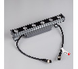 Линейный прожектор AR-LINE-300-6W Warm2700 (GR, 15x60 deg, 230V) (Arlight, IP65 Металл, 3 года)