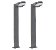 Светильник LGD-EYE-BOLL-H900-6W Warm3000 (GR, 117 deg, 230V) (Arlight, IP54 Металл, 3 года)