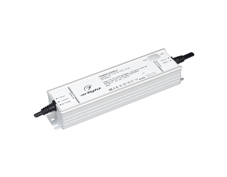 Блок питания ARPV-LG-12215-PFC-VCA (10.5-13.5V, 18A, 215W) (Arlight, IP65 Металл, 5 лет)