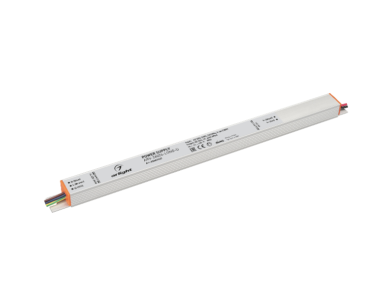 Блок питания ARV-24024-LONG-D (24V, 1A, 24W) (Arlight, IP20 Металл, 3 года)