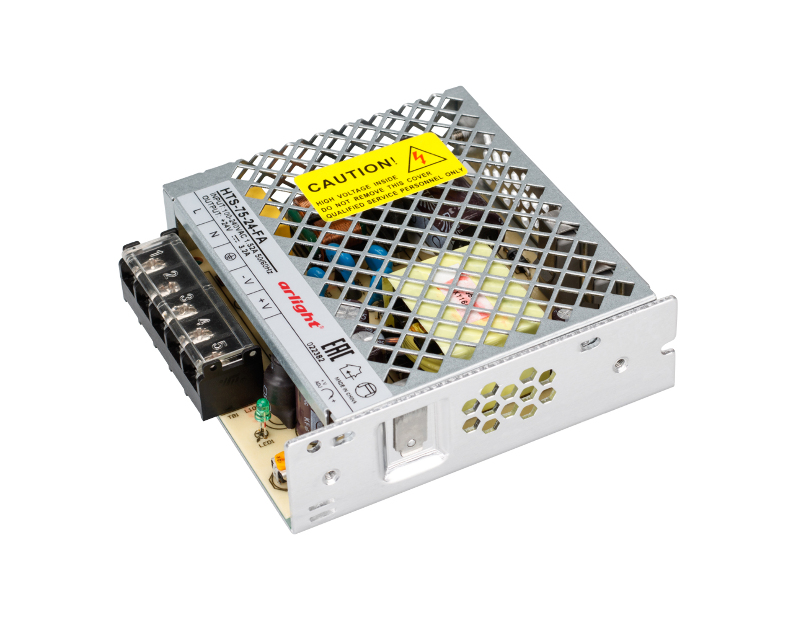 Блок питания HTS-75-24-FA (24V, 3.2A, 75W) (Arlight, IP20 Сетка, 3 года)