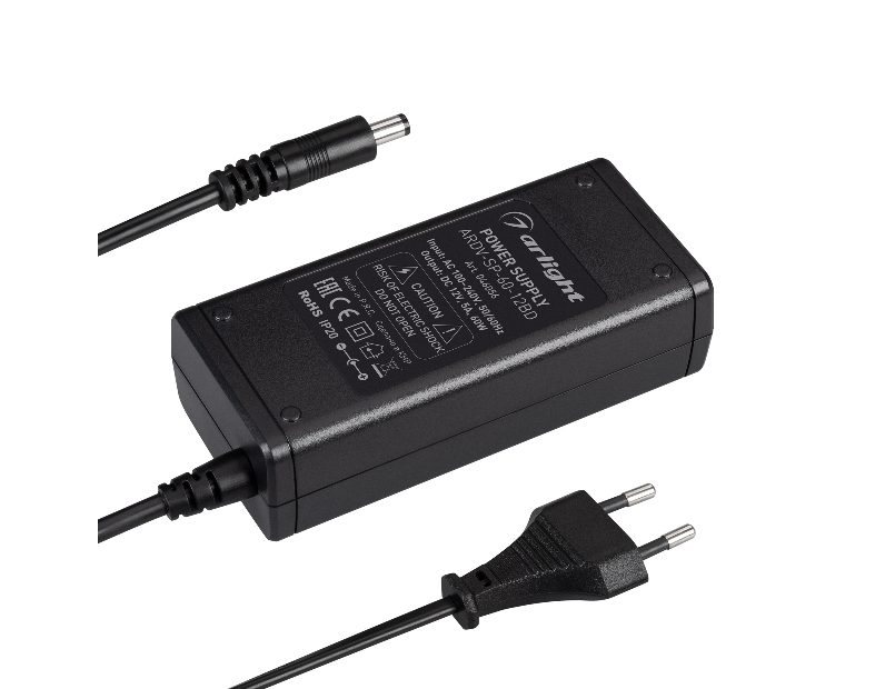 Блок питания ARDV-SP-60-12BD (12V, 5A, 60W) (Arlight, Адаптер, 5 лет)