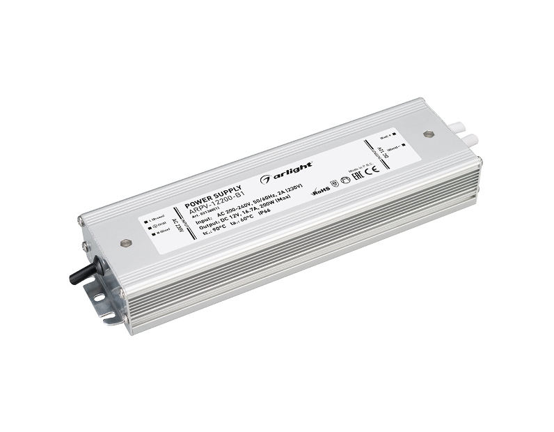 Блок питания ARPV-12200-B1 (12V, 16.7A, 200W) (Arlight, IP67 Металл, 3 года)