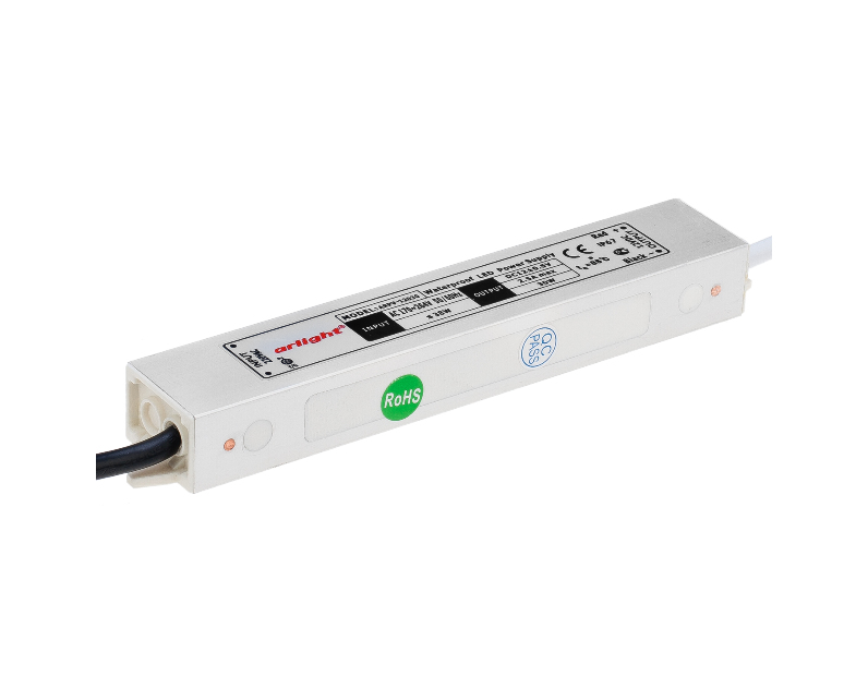 Блок питания ARPV-12030 (12V, 2.5A, 30W) (Arlight, Металл)