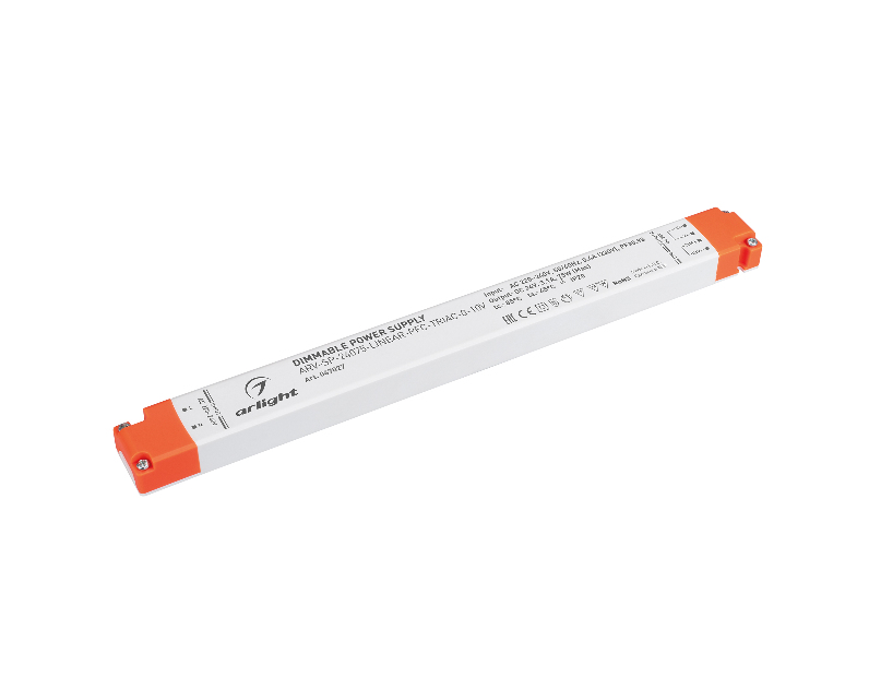 Блок питания ARV-SP-24075-LINEAR-PFC-TRIAC-0-10V (24V, 3.1A, 75W) (Arlight, IP20 Пластик, 5 лет)