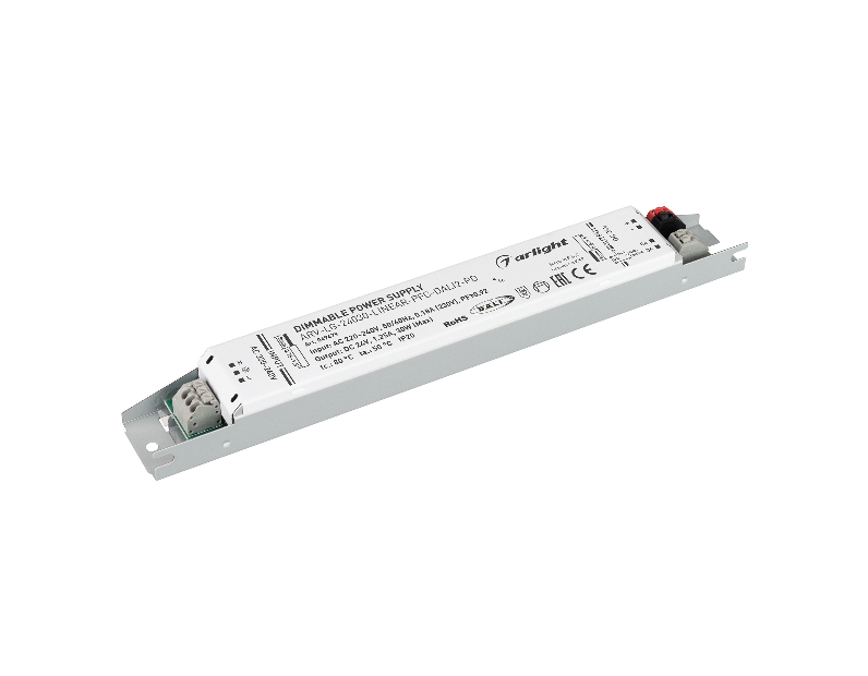 Блок питания ARV-LG-24030-LINEAR-PFC-DALI2-PD (24V, 1.25A, 30W) (Arlight, IP20 Металл, 5 лет)