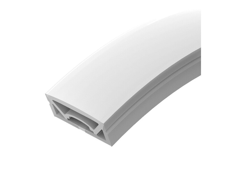 Силиконовый профиль WPH-FLEX-5025-TOP-S23-10m WHITE (Arlight, Силикон)