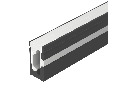 Силиконовый профиль WPH-FLEX-0612-SIDE-S8-10m BLACK (Arlight, Силикон)