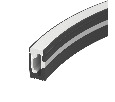 Силиконовый профиль WPH-FLEX-0612-SIDE-S8-10m BLACK (Arlight, Силикон)