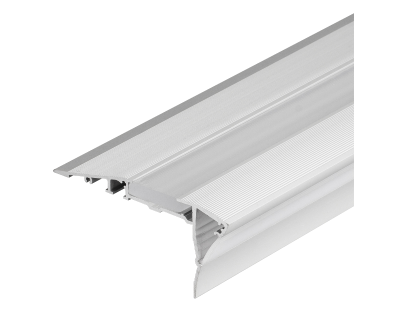 Профиль с экраном ALU-STAIR-D-2000 ANOD+FROST (Arlight, Алюминий)
